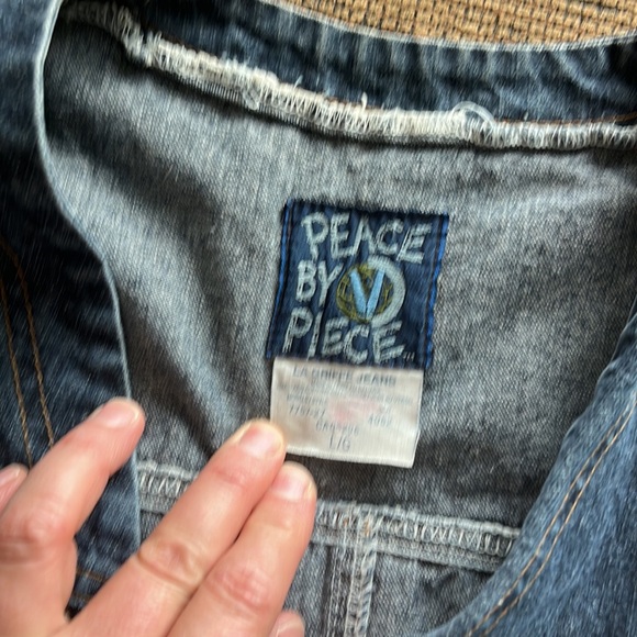 Denim Vest. Like new. - Picture 2 of 5